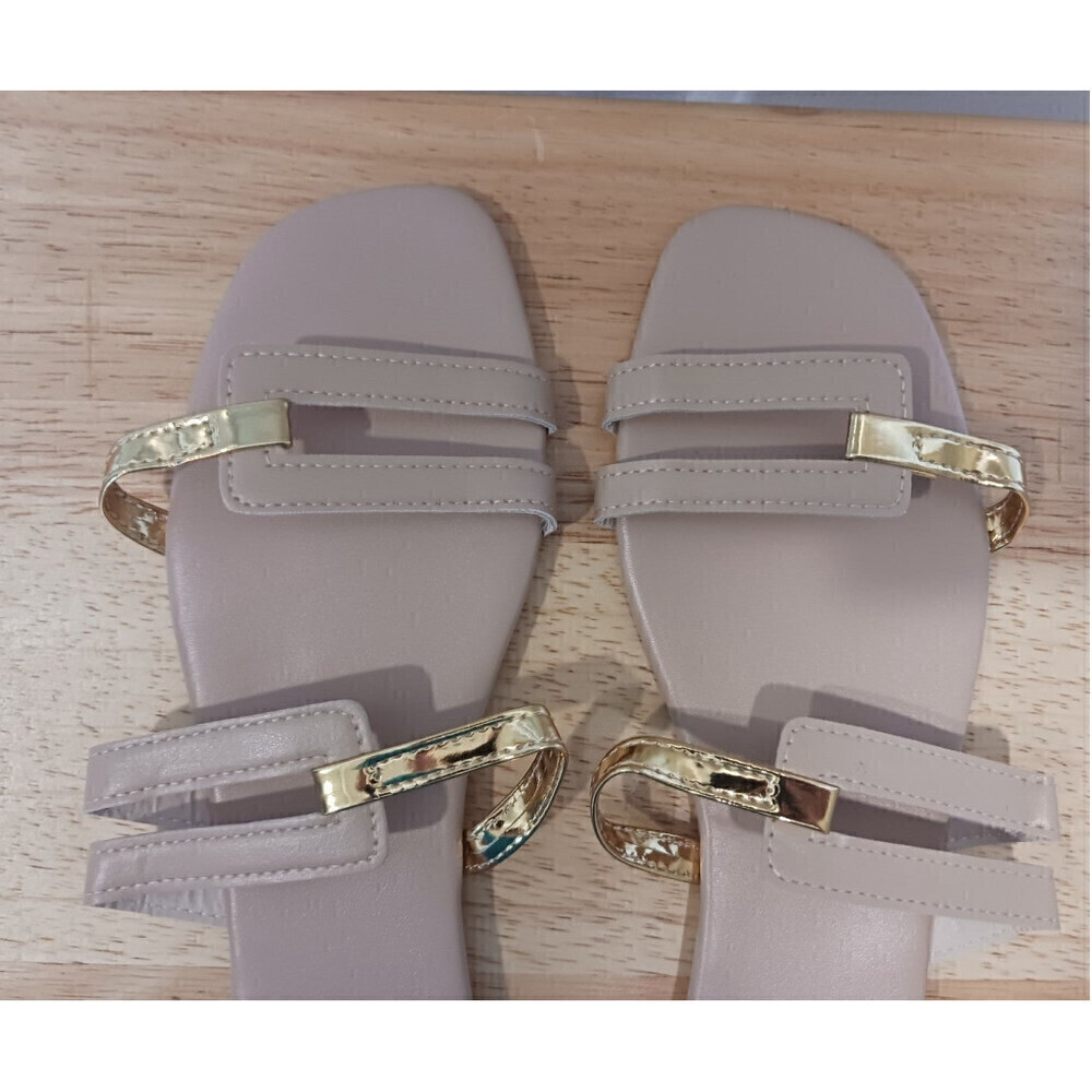 Beach Sandals In Beige - Picture 2 of 6